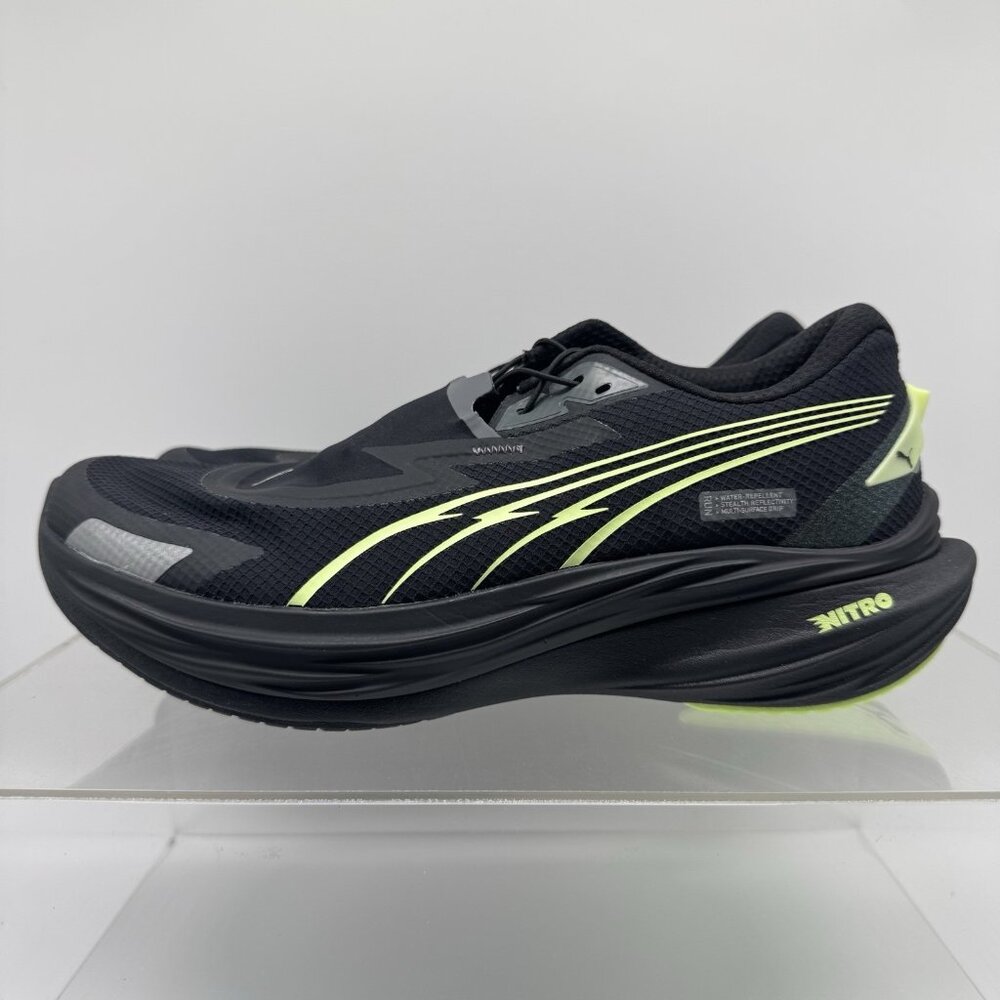 Brand New Puma Deviate Nitro 3 WTR+ Black 310080.01 Running Shoes Men’s Size 11
